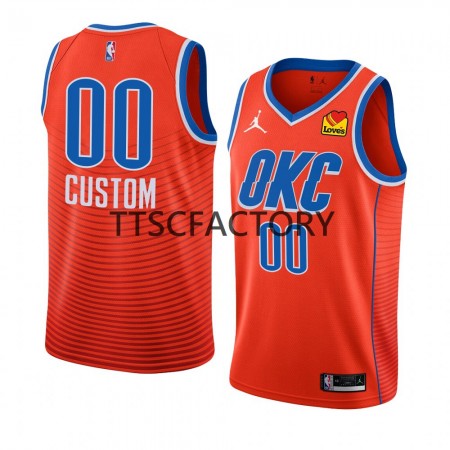 Oklahoma City Thunder Custom Nike 2022-23 Statement Edition Oranssi Miesten Pelipaidat Swingman